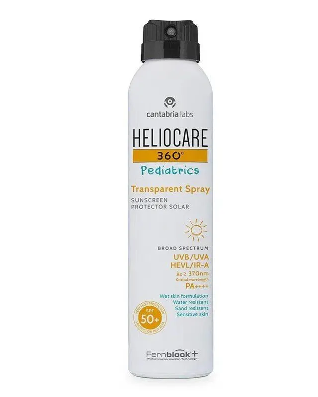Heliocare 360° Pediatrics Transparent Spray SPF50+ 200Ml