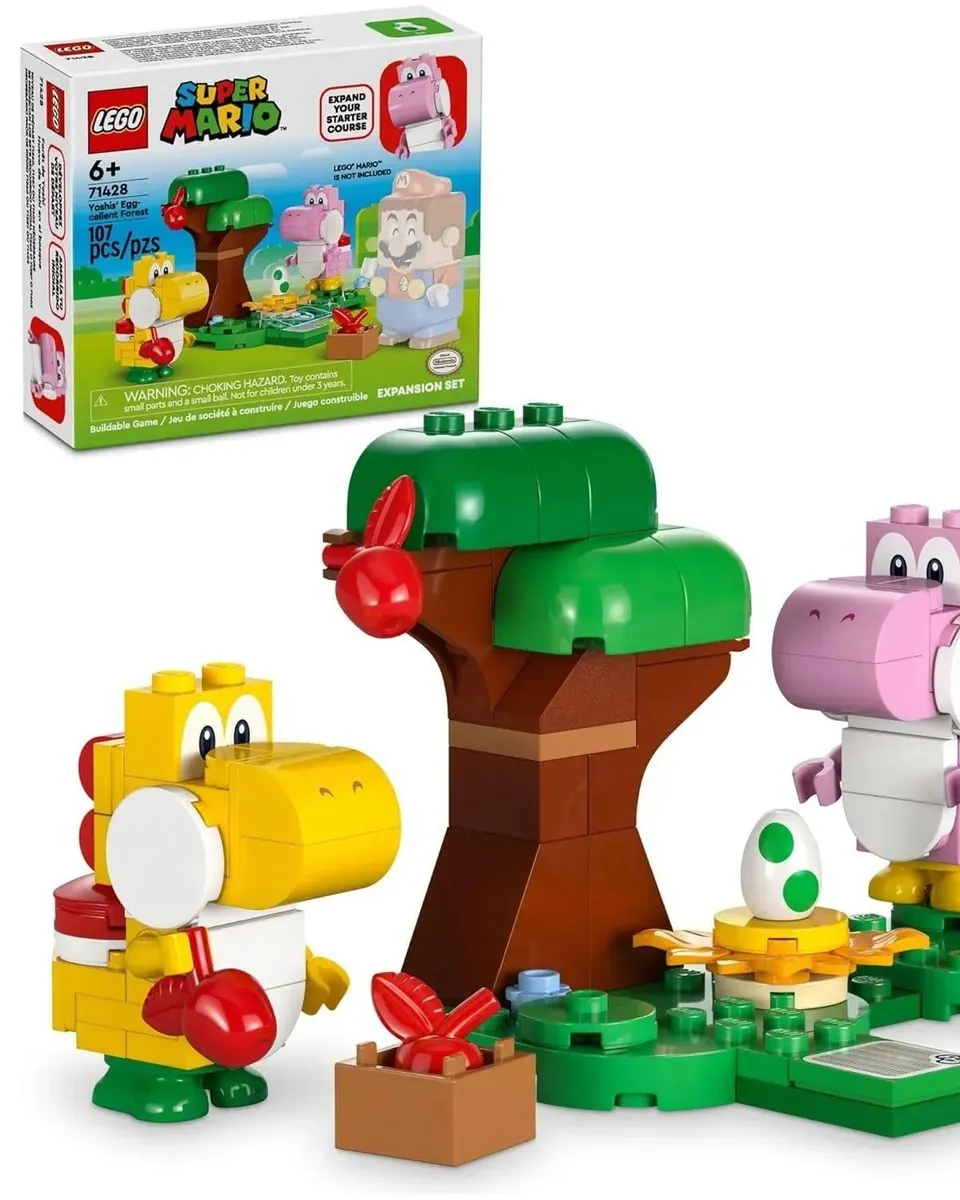 Lego Yoshis' Egg-cellent Forest Expansion Set Building Blocks Multicolor Age- 6 Years & Above