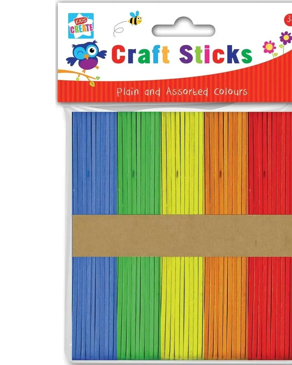 Pibi Kids Create Craft Lolly Sticks Age-3 Years & Above