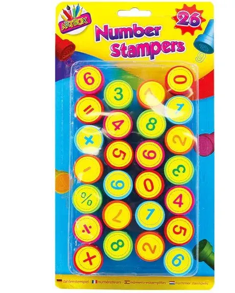 Artbox Number Stampers 26 Pack Age-3 Years & Above