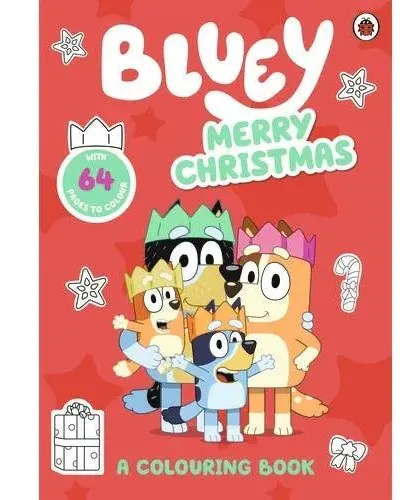 Bluey: Merry Christmas A Colouring Book Age-3 Years & Above