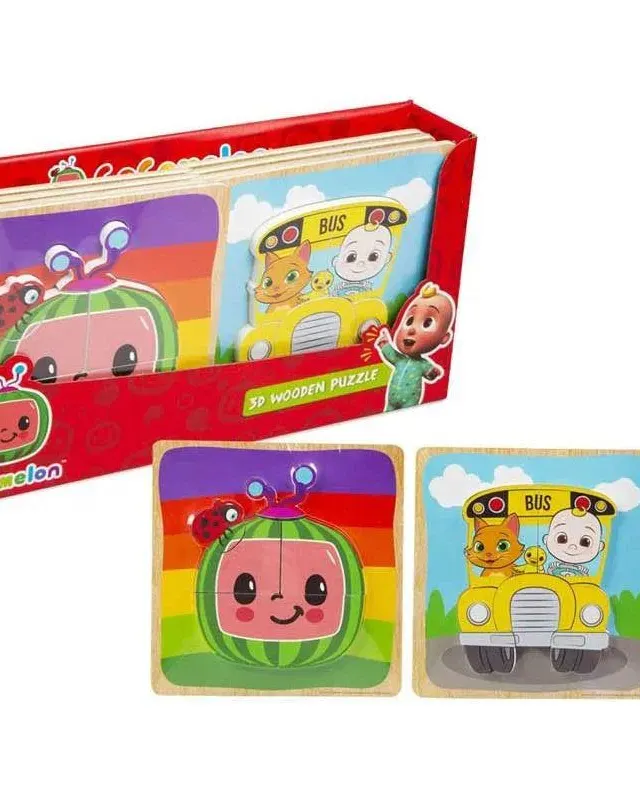 Cocomelon 3D Wooden Puzzle 2 Assorted Age-3 Years & Above