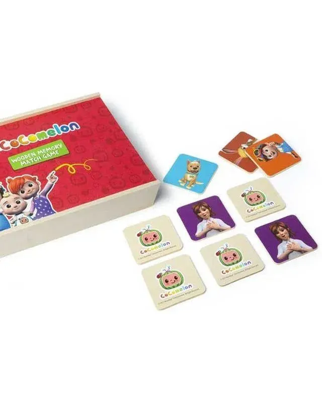 Cocomelon Wooden Memory Match Cards Age-3 Years & Above