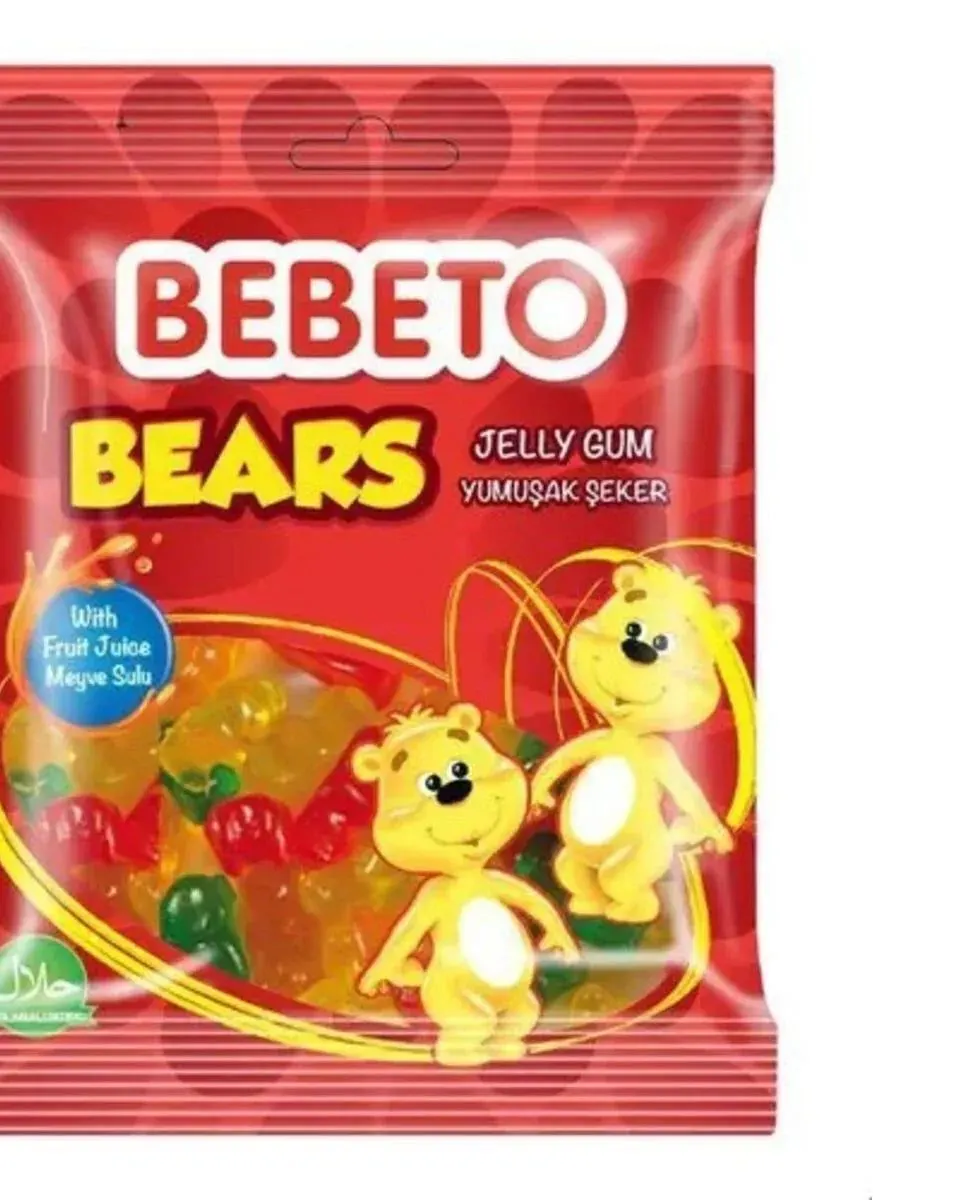Bebeto Gummy Candy Funny Bears 35G Age- 3 Years & Above