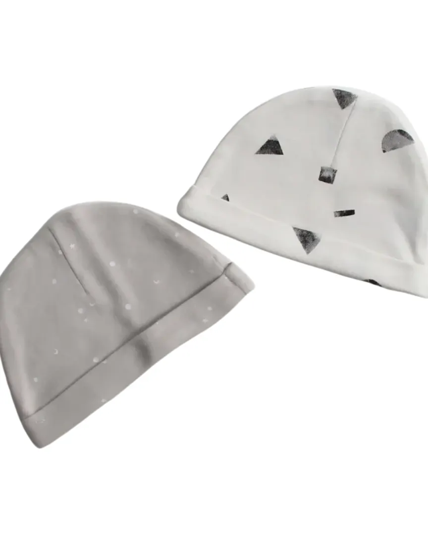 Motherschoice Baby Cap Pack of 2 IT11021 Age- Newborn to 12 Months