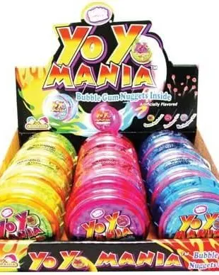 Kidsmania Yo Yo Mania with Bubble Gum, 1.05oz.