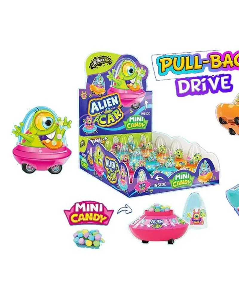 Johny Bee Alien Car - Fruit Caramelise in Spaceship Phonation 8G Age- 3 Years & Above