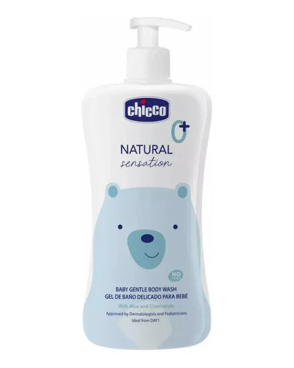 Chicco Natural Sensation No Tears Body Wash 500 ml Age- Newborn & Above