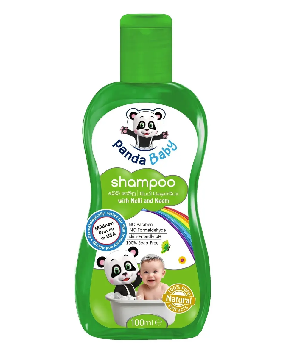 Panda Baby Shampoo -Nelii & Neem 100ml Age- Newborn & Above