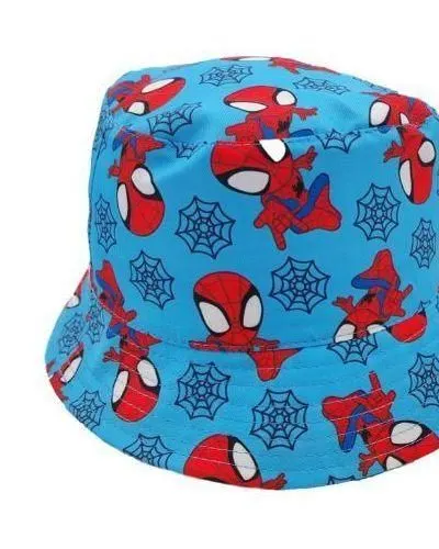Marvel Spiderman Printed Fisherman Bucket Hat Blue Nw1328 Age- 3 Years & Above