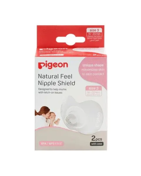 Pigeon Natural Feel Nipple Shield Size 3- Large