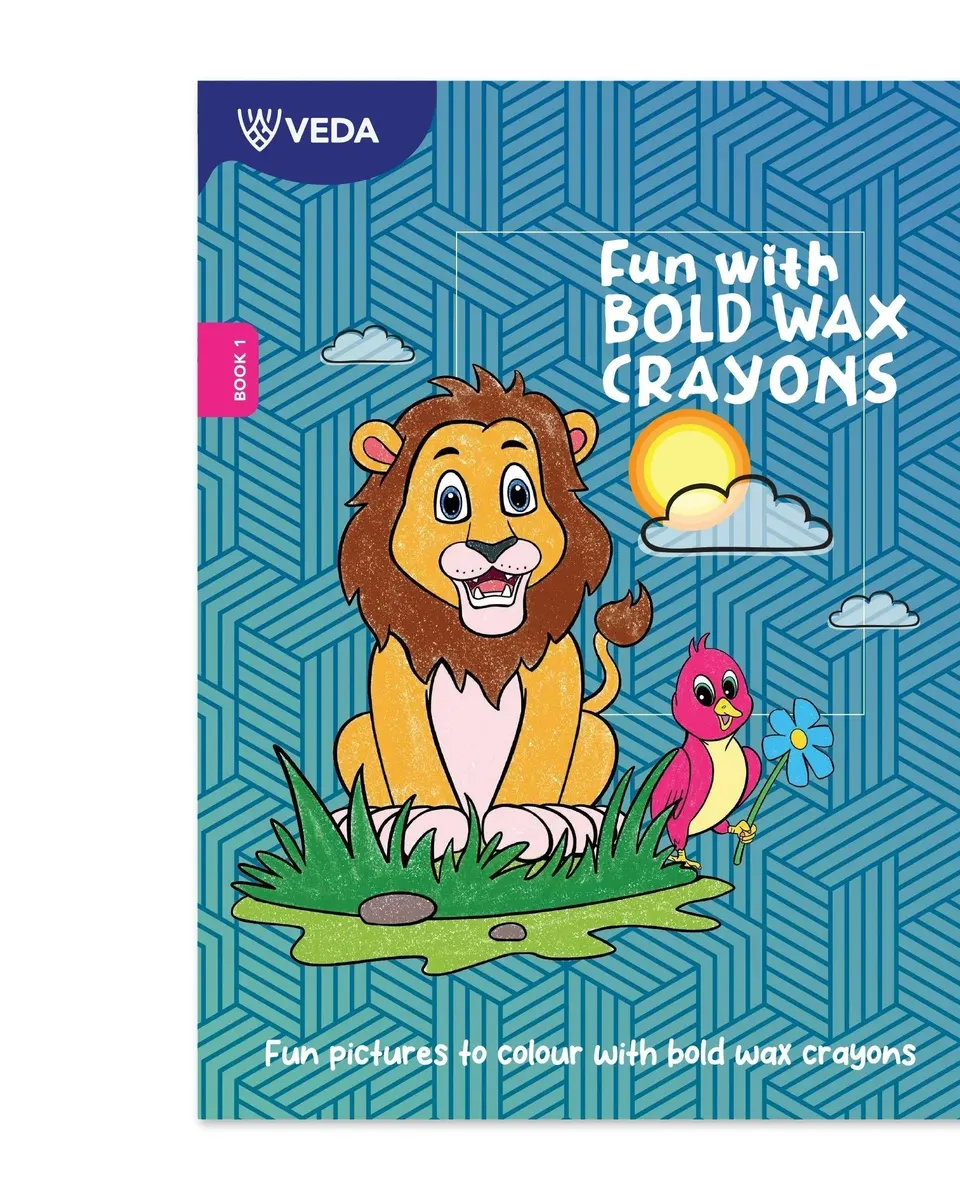 Veda Fun With Bold Wax Crayons Book 1