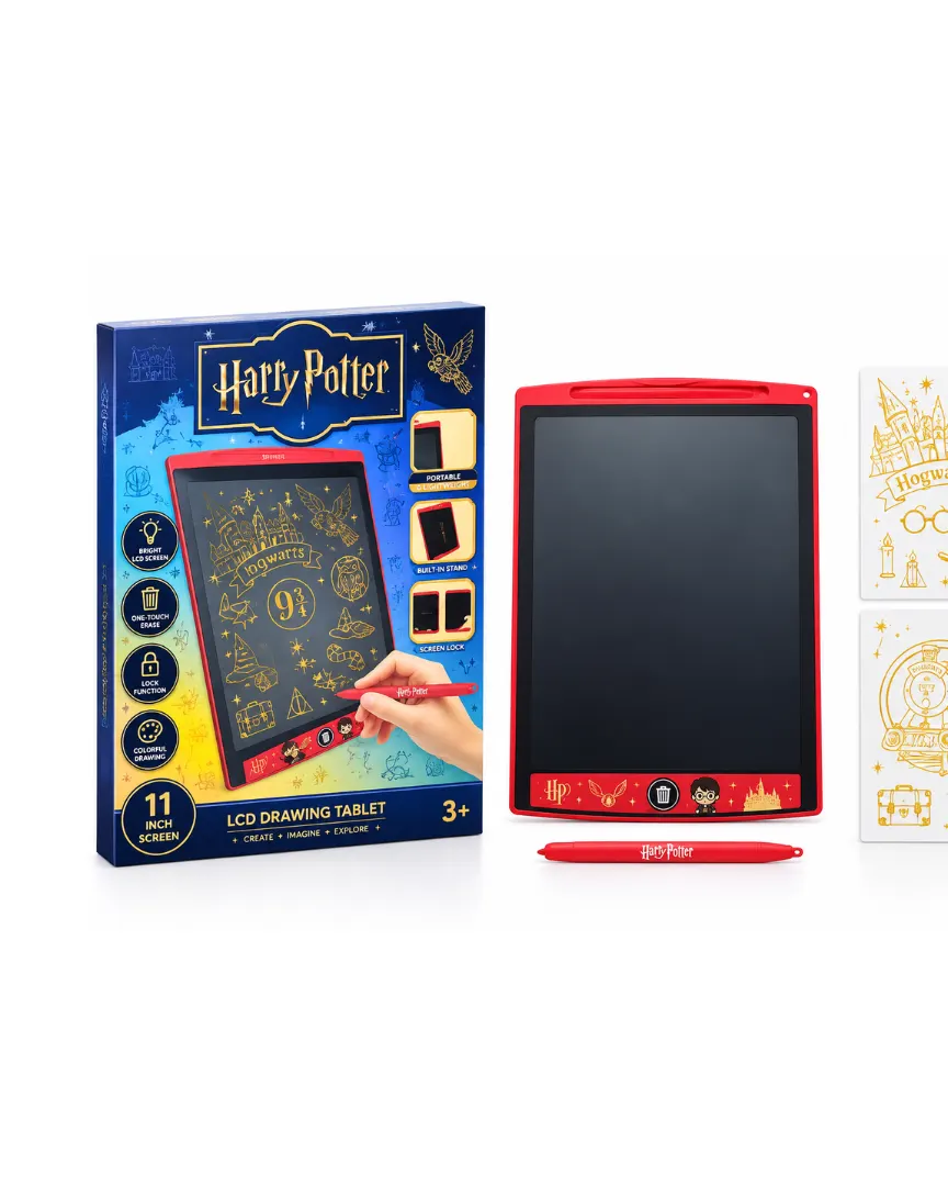 Harry Potter 11-Inch LCD Writing Tablet with Stylus & Erase Function HP25380 Age- 3 Years & Above