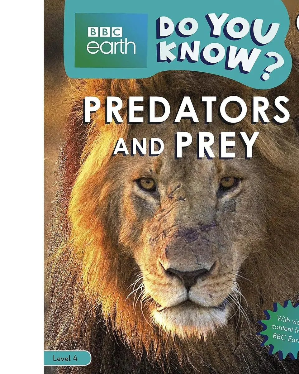 Do You Know Level 4 BBC Earth Predators Board Book Age-3 Years & Above