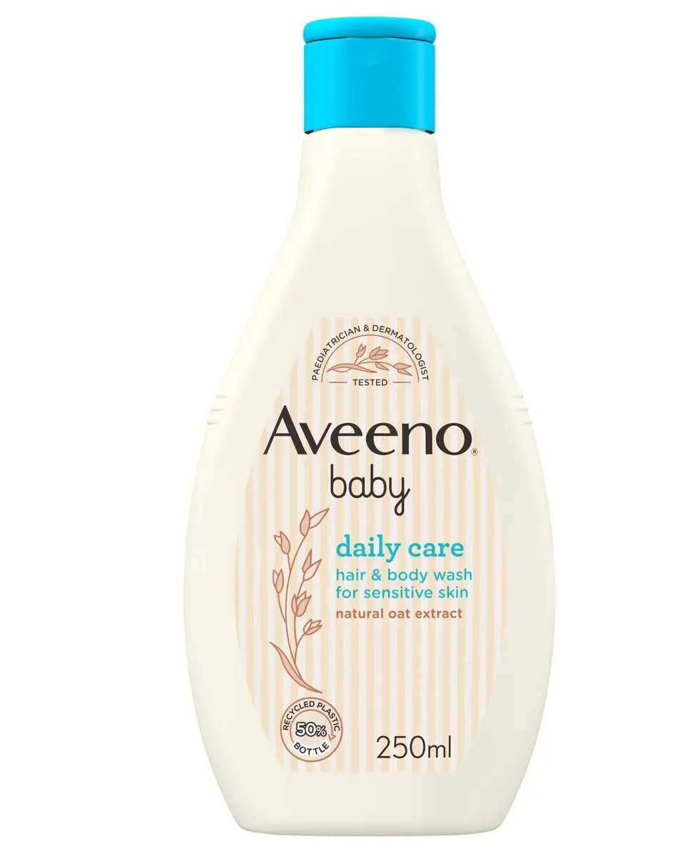 Aveeno Baby Daily Care Hair and Body Wash, 250 ml Age- Newborn & Above