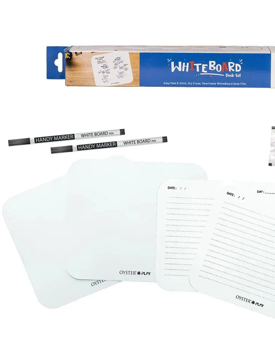 Oyster Play White Board Desk Film Age-3 Years & Above