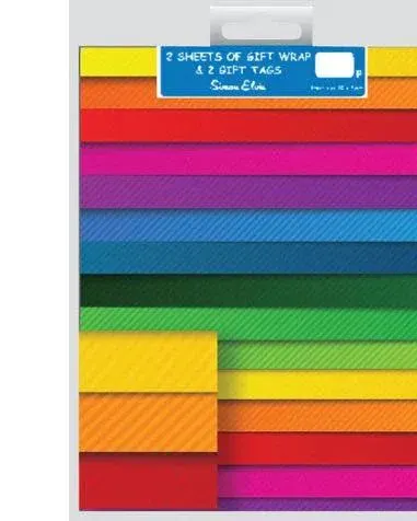 Simon Elvin Folded Wrap & Tags Rainbow