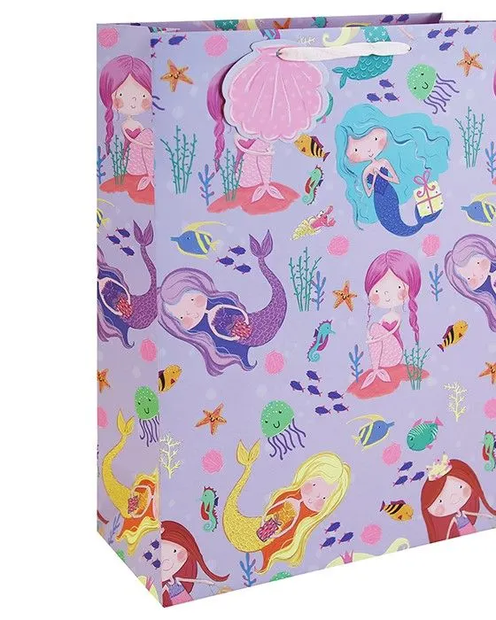 Eurowrap Mermaid Extra-Large Gift Bag