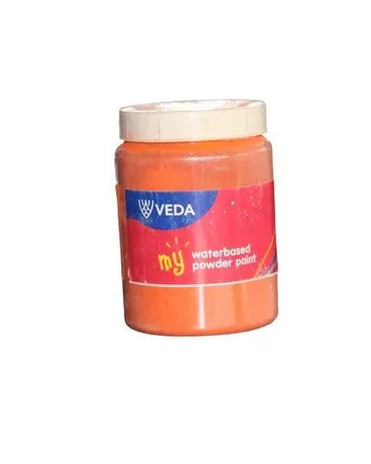 Veda Powder Paint Orange 350 Grams Age- 6 Years & Above