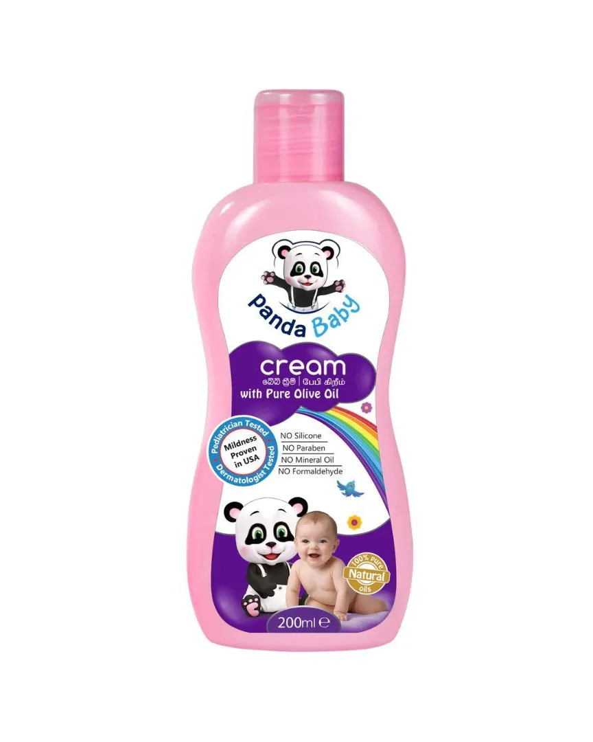 Panda Baby Cream Pure Olive Oil 200ml Age- Newborn & Above