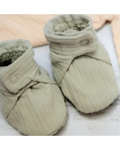 Toto & Mommie Baby Booties Seafoam