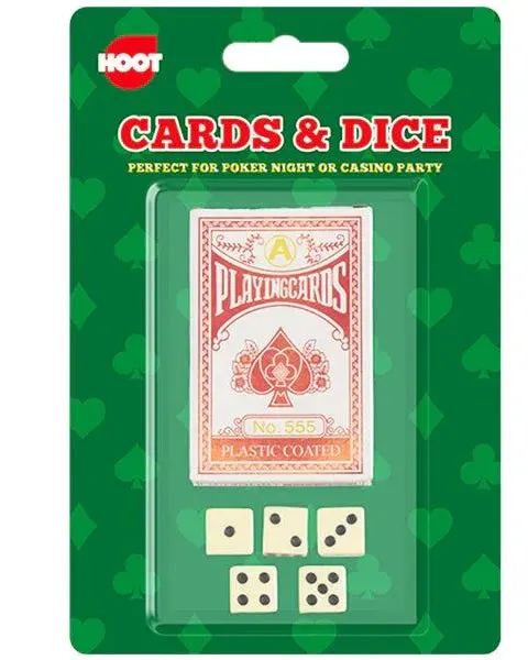 Hoot Playing Cards & Dice Games Set Age-3 Years & Above