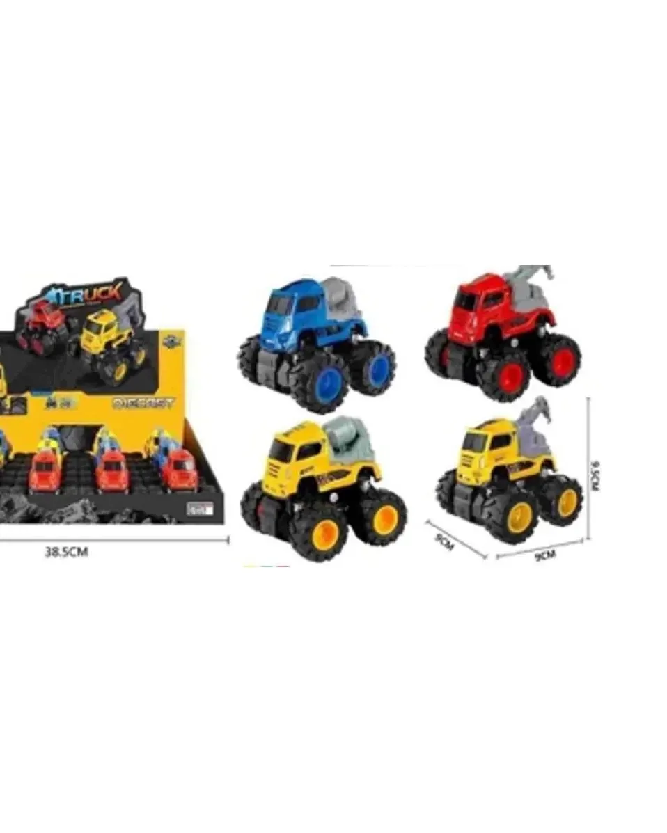 KLX 4 Wheel Friction Engineer Push Truck Assorted Age- 2 Years & Above