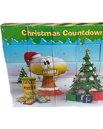 Toxic Waste Sour Candy Advent Calendar 75g Age- 3 Years & Above