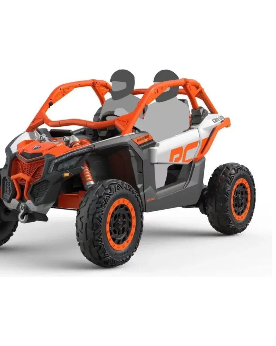 Pibi 2 Seater 24V Monster 4x4 Truck Buggy Ride On (CA001) Orange Age- 3 Years & Above