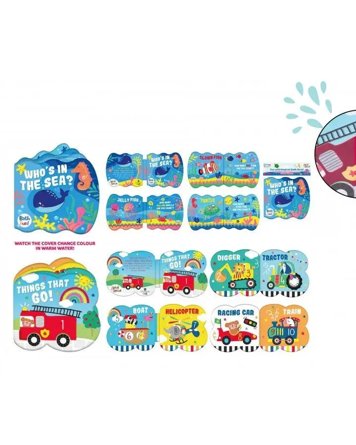 First Steps Fun And Magical Bath Book Assorted Pack of 1 Age- 6 Months & Above