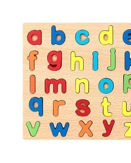 Acool Toys Alphabet Wooden Puzzle B Multicolor Age- 18 Months & Above