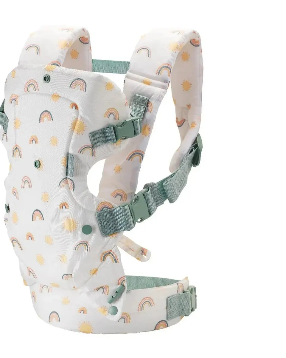 Infantino Flip Advanced 4-In-1 Convertible Baby Carrier Rainbow Age- Newborn & Above