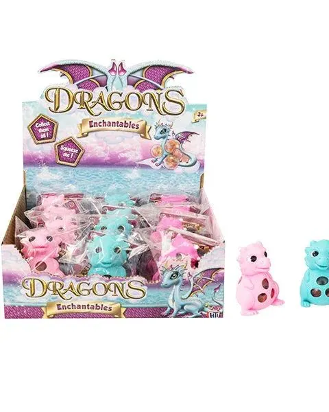 Pibi Enchantables Squishables Squishy Dragons Cdu Assorted Colours Age-3 Years & Above