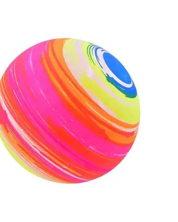 Kandy Toys Hot Colour Ring Inflatable Football 9-Inch 80g Age- 3 Years & Above