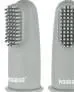 Haakaa – Set of 2 Silicone Finger Toothbrushes with Case Suva Grey Age- Newborn & Above