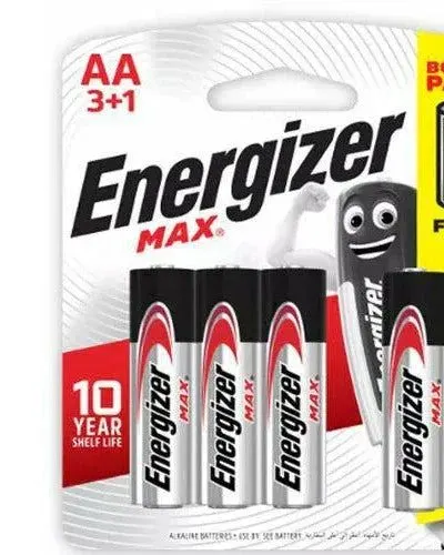 ENERGIZER BATTERIES4 AA (3+1)