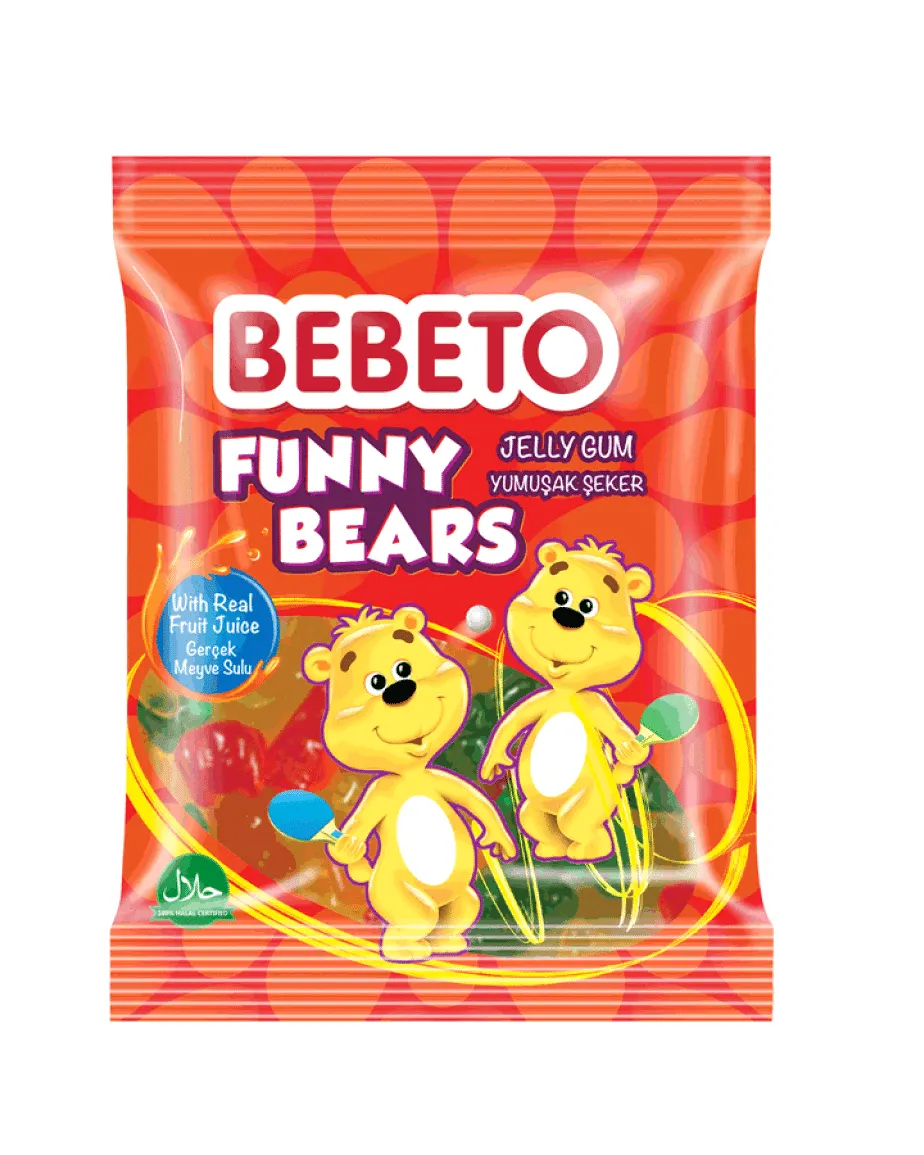 Bebeto Gummy Candy Funny Bears 18G Age- 3 Years & Above