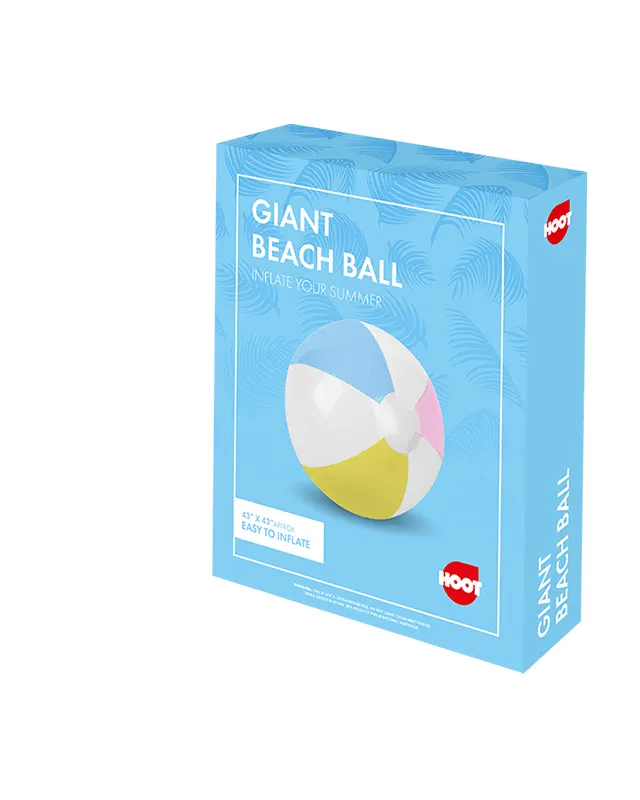 Hoot Inflatable Giant Beach Ball 43-Inch Age- 3 Years & Above