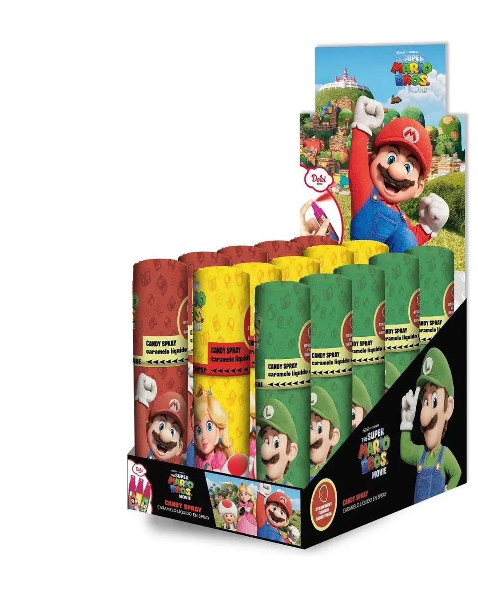 Super Mario Bros Candy Spray 25Ml Age- 3 Years & Above