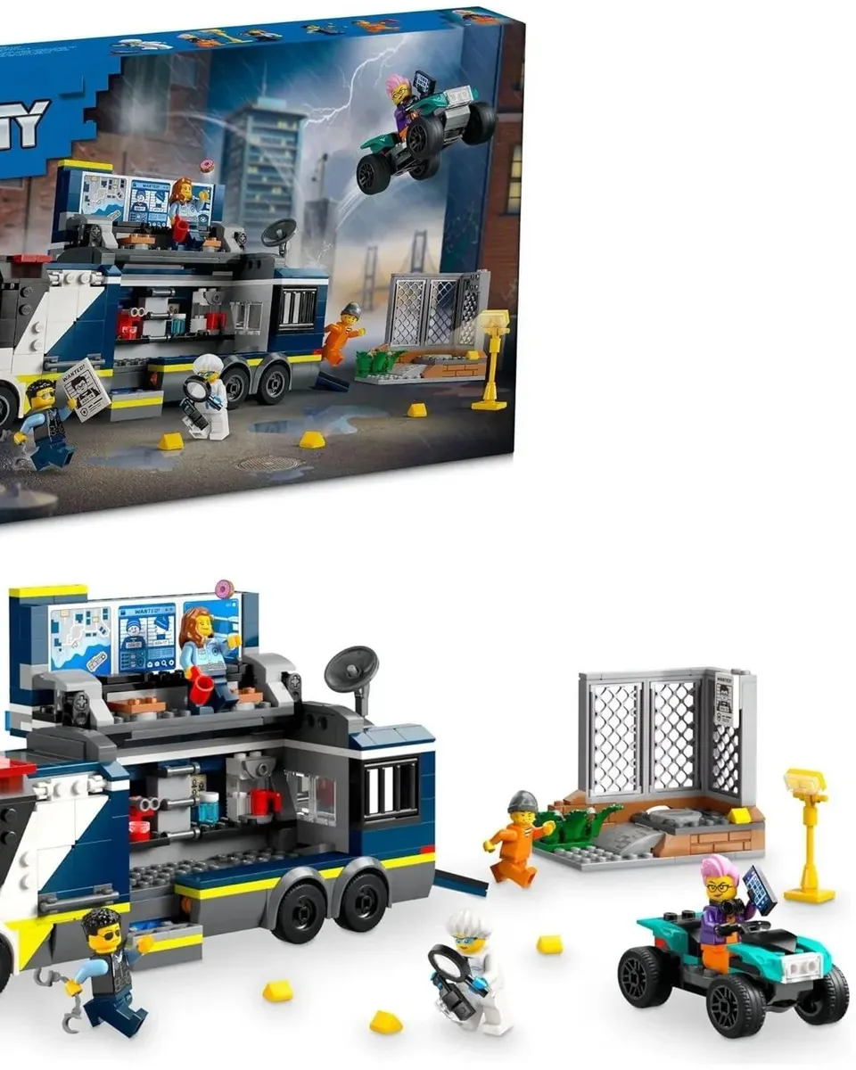 Lego Police Mobile Crime Lab Truck Building Blocks Multicolor Age- 7 Years & Above