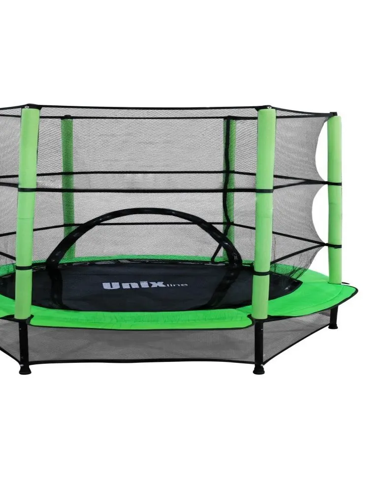 Trampoline 4.5ft Outdoor Kids Trampoline with Safety Net, Backyard Active Play Equipment Age- 6 Years & Above