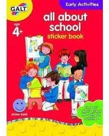 Galt Toys All About School Sticker Book Age- 4 Years & Above