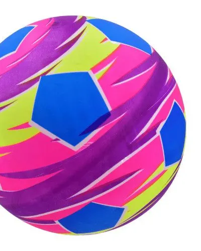 Kandy Toys Neon Colour Inflatable Football 9-Inch 80g Age- 3 Years & Above