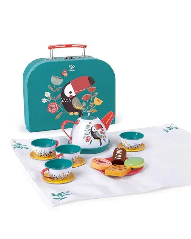 Hape Kids 15 Pc Tea Time Playset White Age- 3 Years & Above