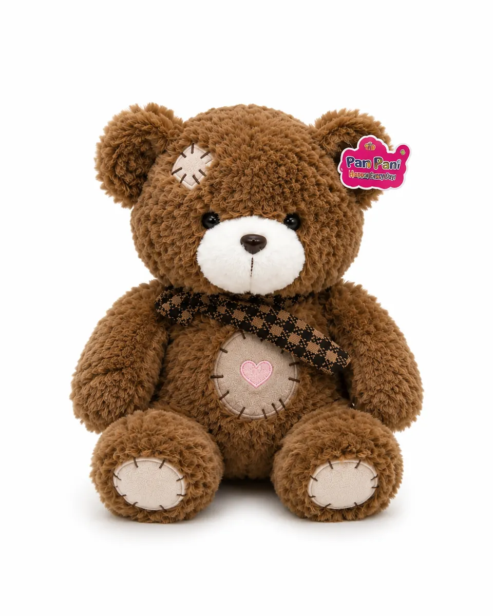Pibi Soft Toys Teddy Bear 30CM Age - Newborn & Above