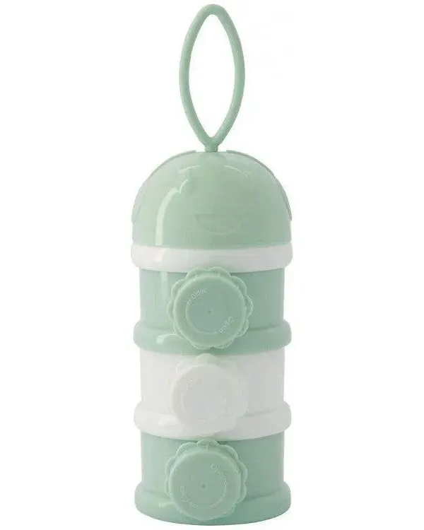 Kikkaboo Milk Powder Dispenser 3-Layer Mint Age- Newborn & Above