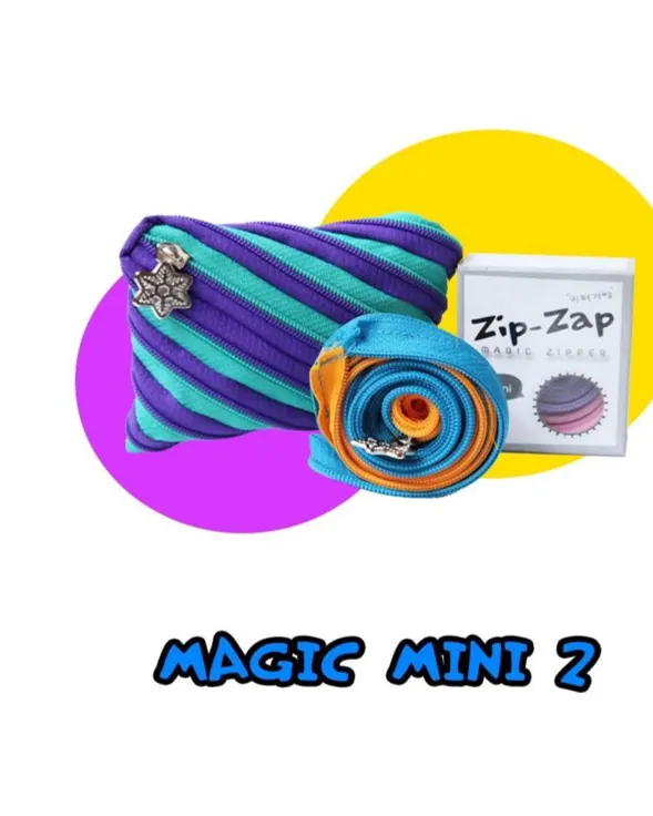 Zip-Zap Magic Mini 2 Zipper Pouch (8 x 8 cm) Age- 3 Years & Above
