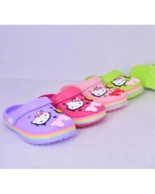City Walk Kids Kitty Cat Clogs Kids Footwear Assorted CHP392