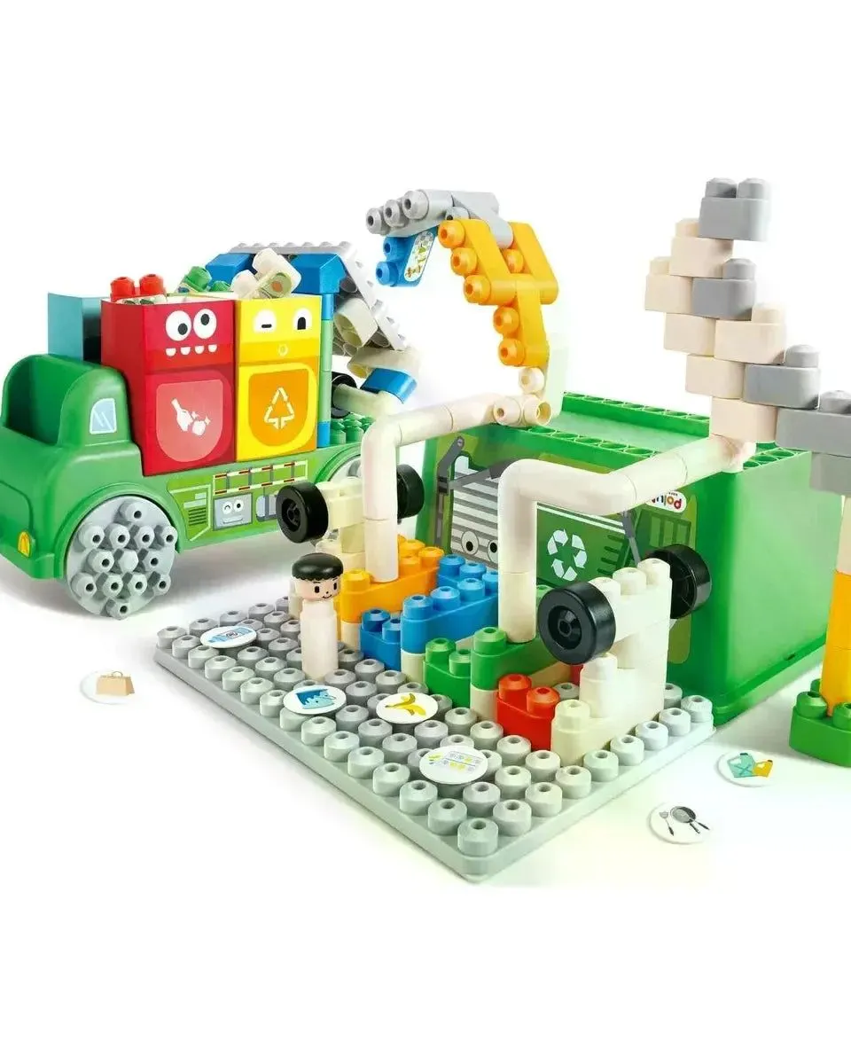 Hape Poly M Garbage Sorting Truck Age- 3 Years to 6 Years