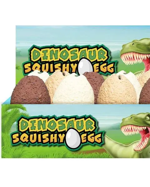 Hoot Squishy Dinosaur Egg Cdu Assorted Age-3 Years & Above